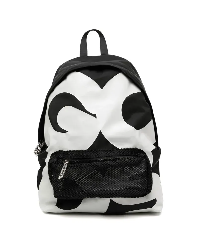 GCDS Andy Rucksack mit Logo - Schwarz Schwarz