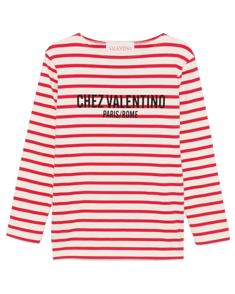 Valentino Garavani T-Shirt mit Chez-Print - Nude Nude