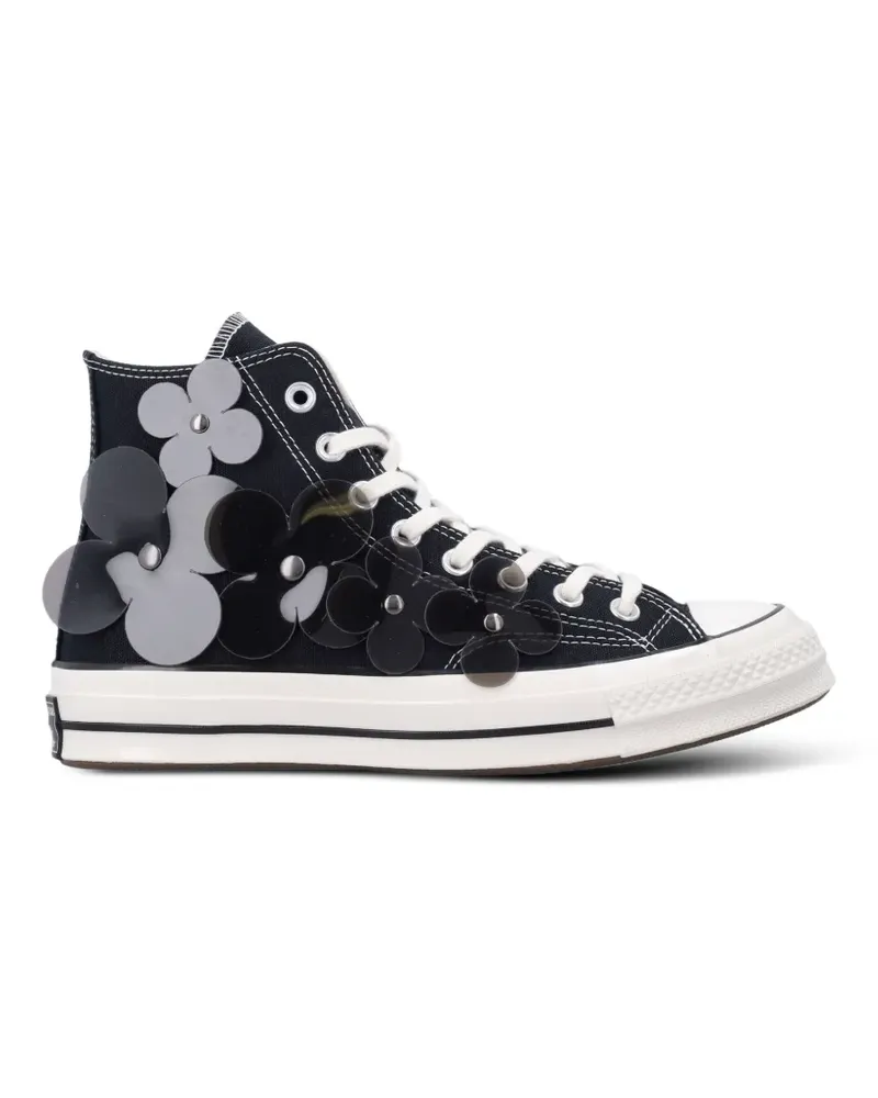 Converse Chuck 70 flower-appliqué sneakers - Schwarz Schwarz
