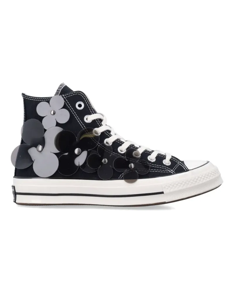 Converse Chuck 70 flower-appliqué sneakers - Schwarz Schwarz