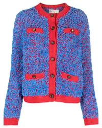 Tory Burch Cardigan mit Knöpfen Blau