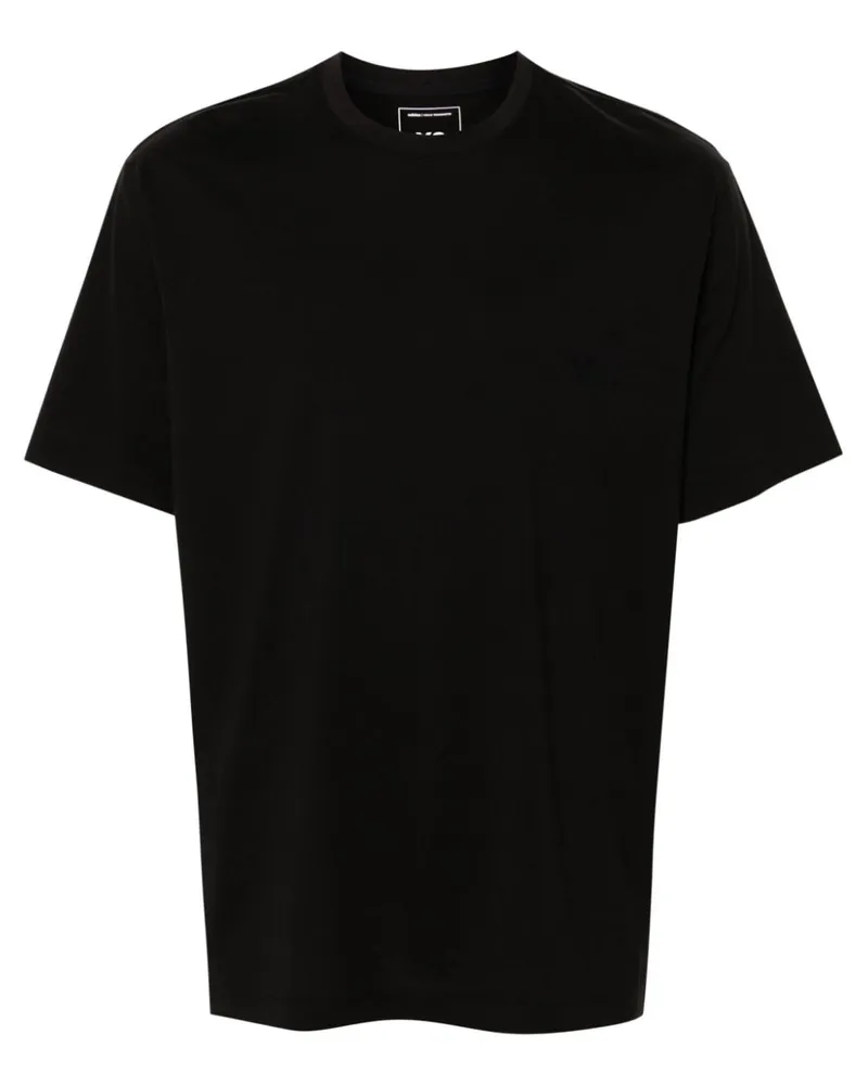 Y-3 T-Shirt mit Vogel-Print - Schwarz Schwarz