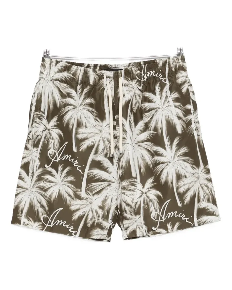 Amiri palm-print swim shorts - Grün Grün