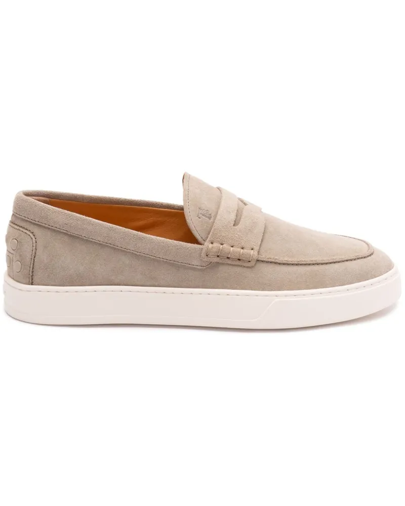 TOD'S Loafer aus Wildleder - Braun Braun