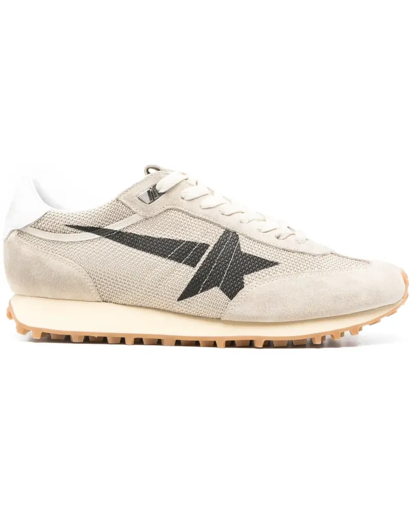 Golden Goose star-motif sneakers - Nude Nude