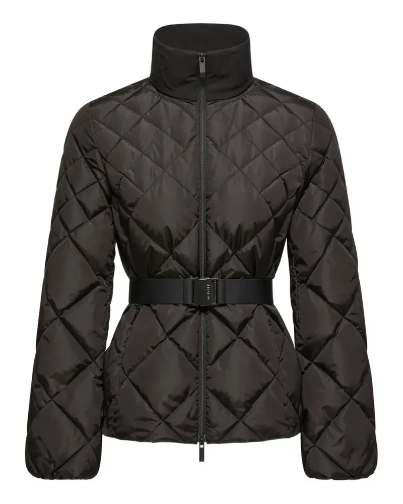 Moncler Jacke mit Rautensteppung - Schwarz Schwarz