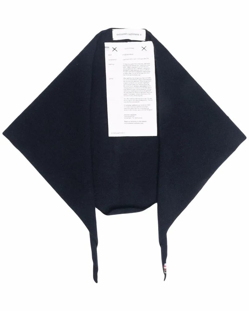 extreme cashmere Klassisches Halstuch - Blau Blau
