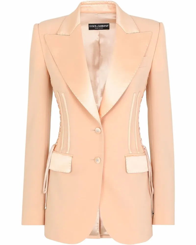 Dolce & Gabbana Einreihiger Blazer - Rosa Rosa