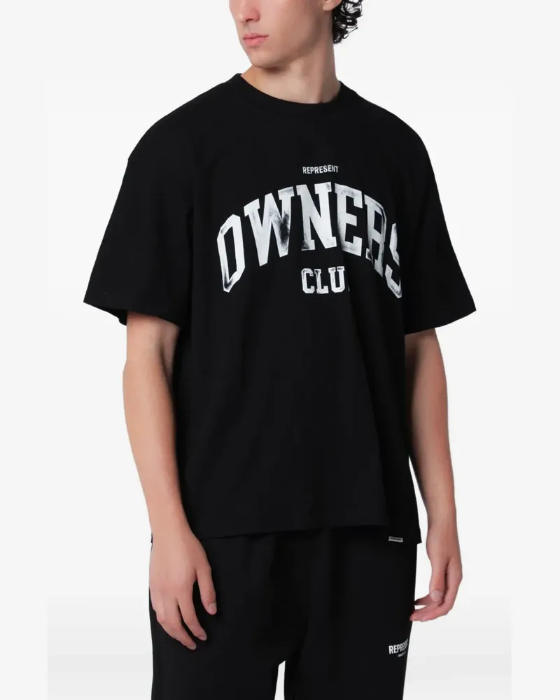 REPRESENT Owners Club logo-print T-shirt - Schwarz Schwarz