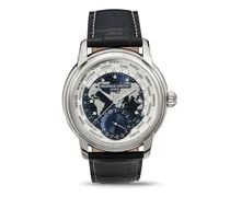 Classic Worldtimer Manufacture' Armbanduhr, 42mm - Weiß
