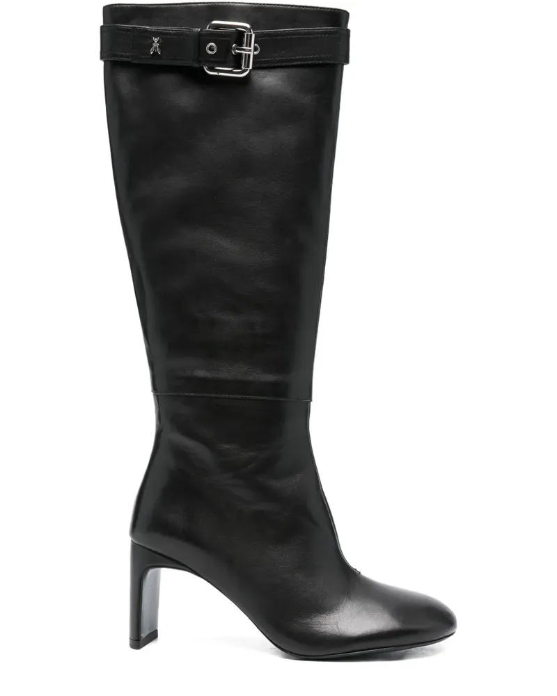 Patrizia Pepe Stiefel mit Schnalle 80mm - Schwarz Schwarz