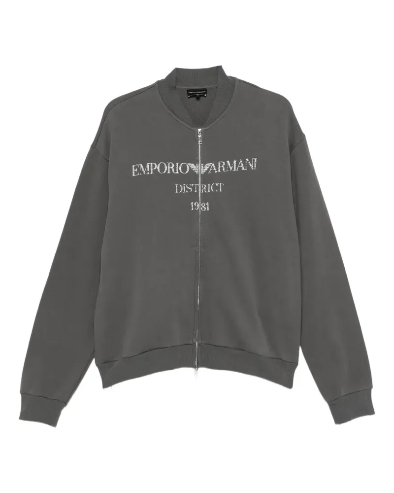 Emporio Armani Sweatshirt mit Reißverschluss - Grau Grau