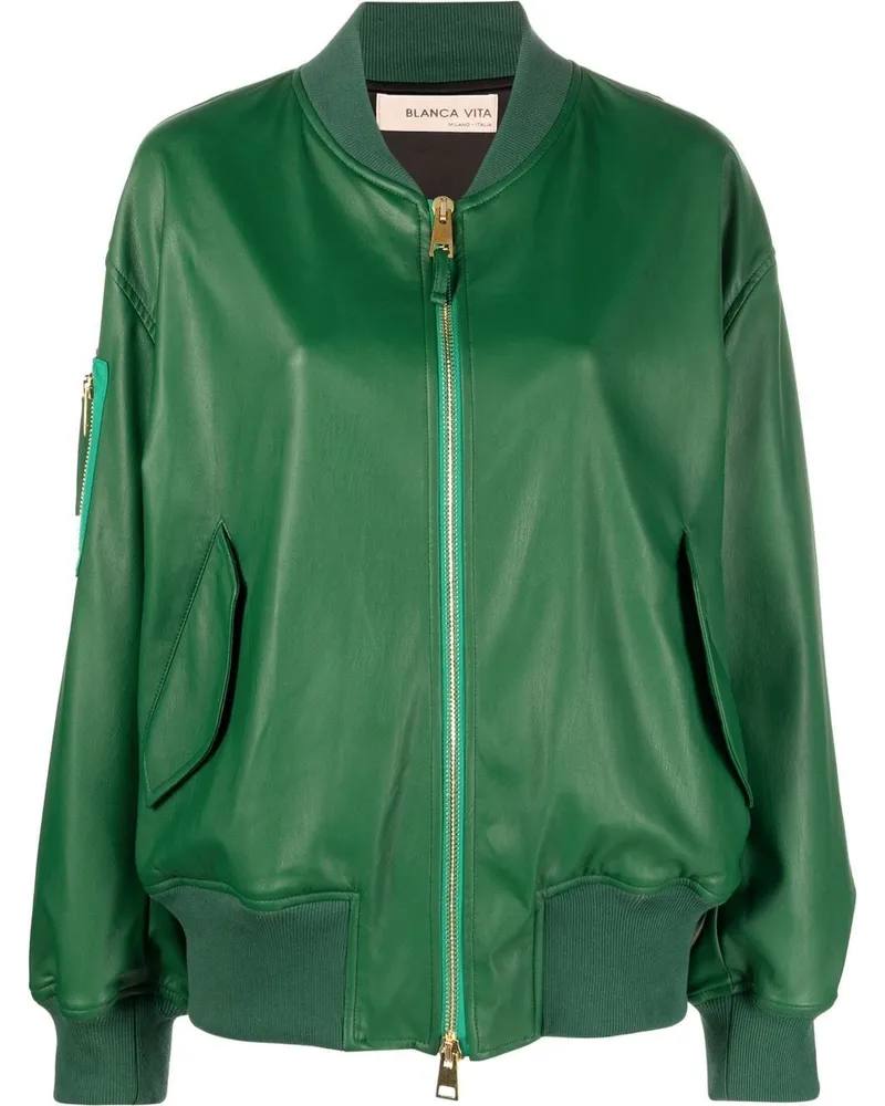 Blanca Bomberjacke mit Reißverschluss - Grün Grün