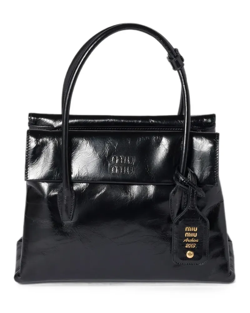 Miu Miu Solitaire Tote Bag - Schwarz Schwarz