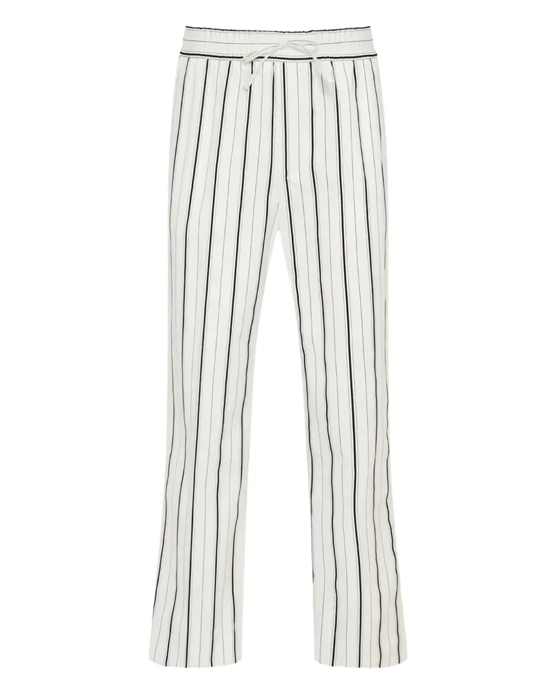 Brioni Hose mit Nadelstreifen - Weiß Weiß