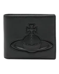 Vivienne Westwood Portemonnaie mit Orb-Logo Schwarz