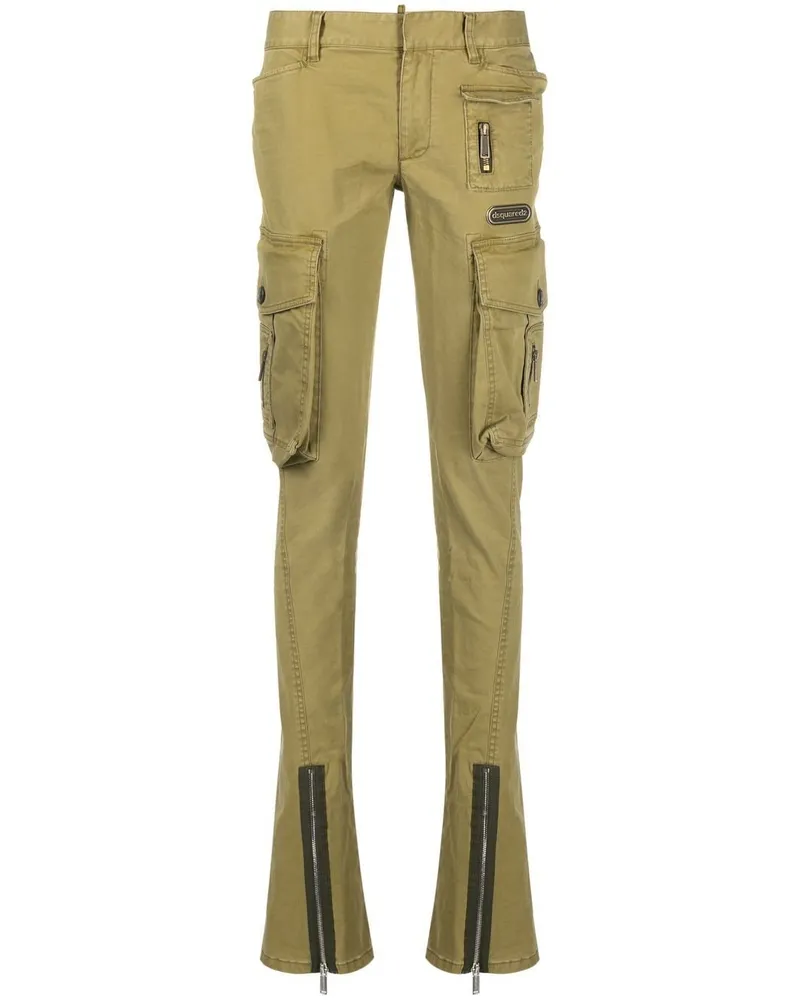 Dsquared2 Skinny-Jeans mit mehreren Taschen - Grün Grün