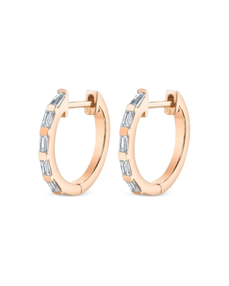 SHAY 18kt Rotgoldohrringe mit Diamanten - Rosa Rosa