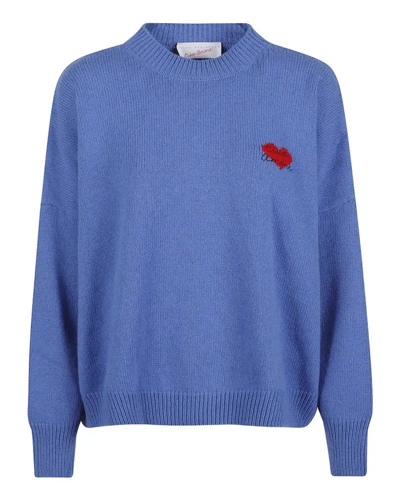 Giada Benincasa Pullover mit Logo - Blau Blau
