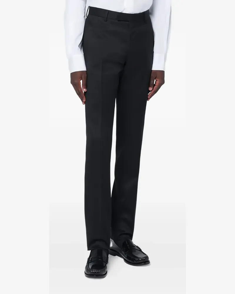 LARDINI single-breasted wool suit - Schwarz Schwarz