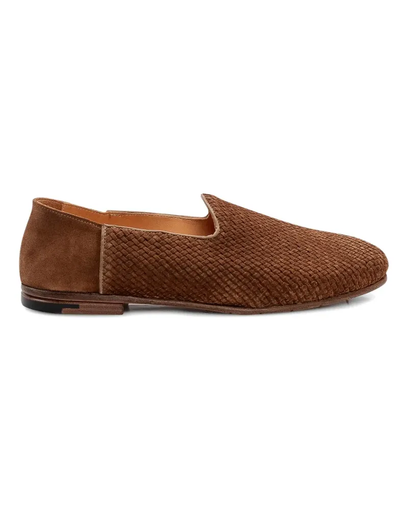 Premiata interwoven suede loafers - Braun Braun