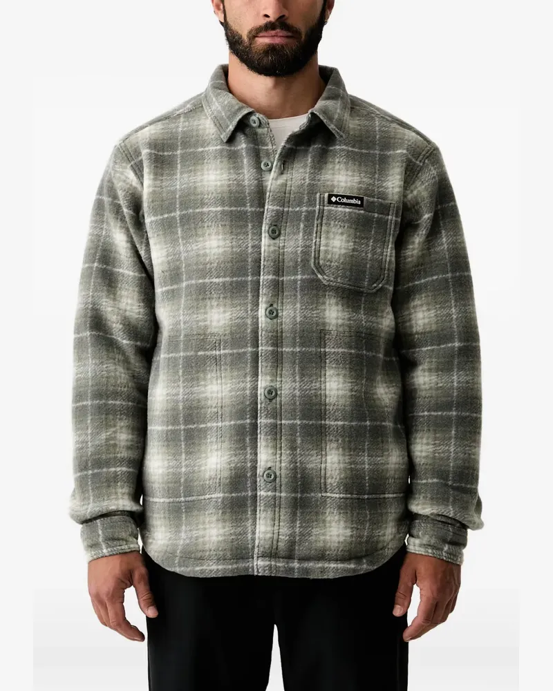 Columbia Sportswear Company Hunter Arch check-pattern fleece jacket - Grün Grün