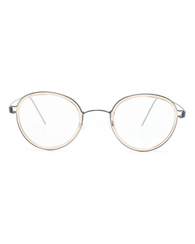 Lindberg Runde Jackie Brille - Grau Grau