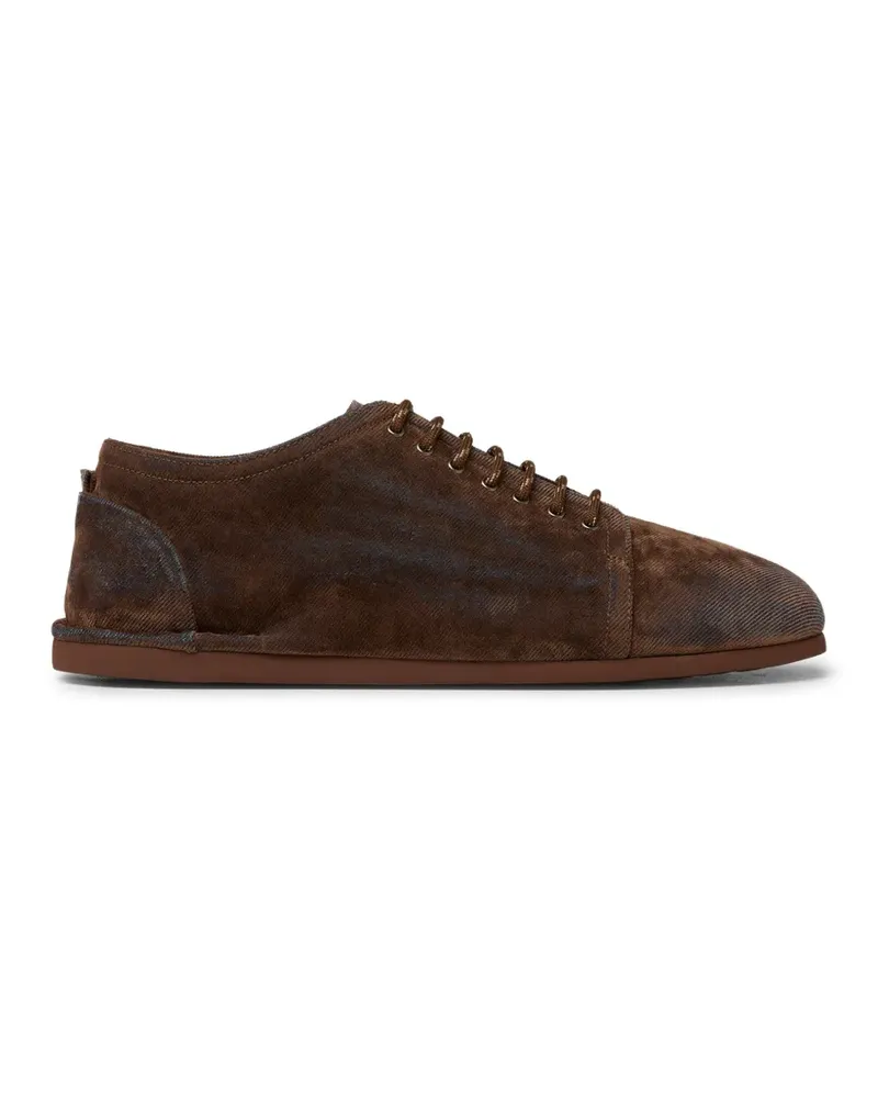 Marsèll Sancrespella Derby-Schuhe im Distressed-Look - Braun Braun