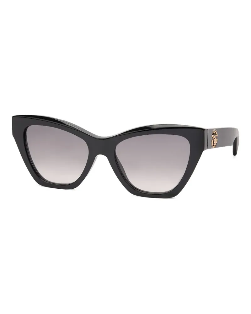 Roberto Cavalli Sonnenbrille mit Logo-Schild - Schwarz Schwarz