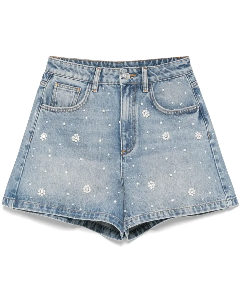 Maje Klassische Jeans-Shorts - Blau Blau