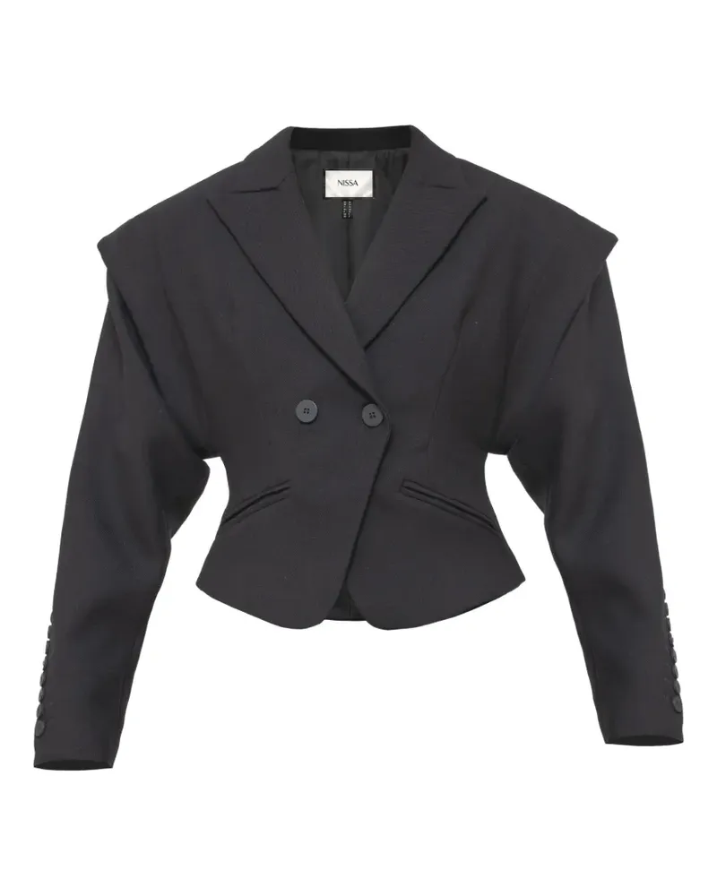 NISSA Sakko mit Design-Schultern - Schwarz Schwarz