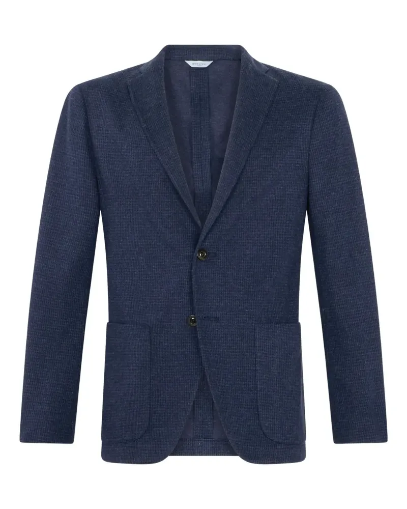 Boglioli Sakko mit aufgesetzten Taschen - Blau Blau