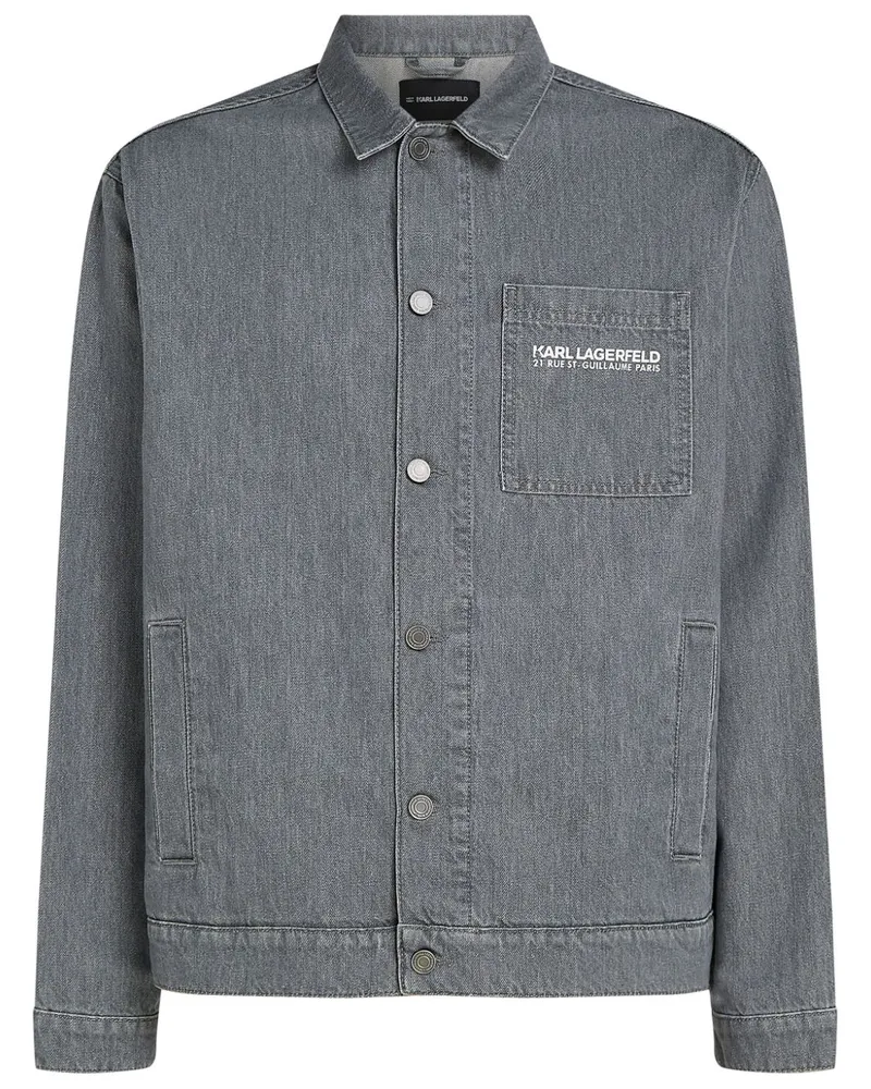 Karl Lagerfeld RSG Jeansjacke - Grau Grau