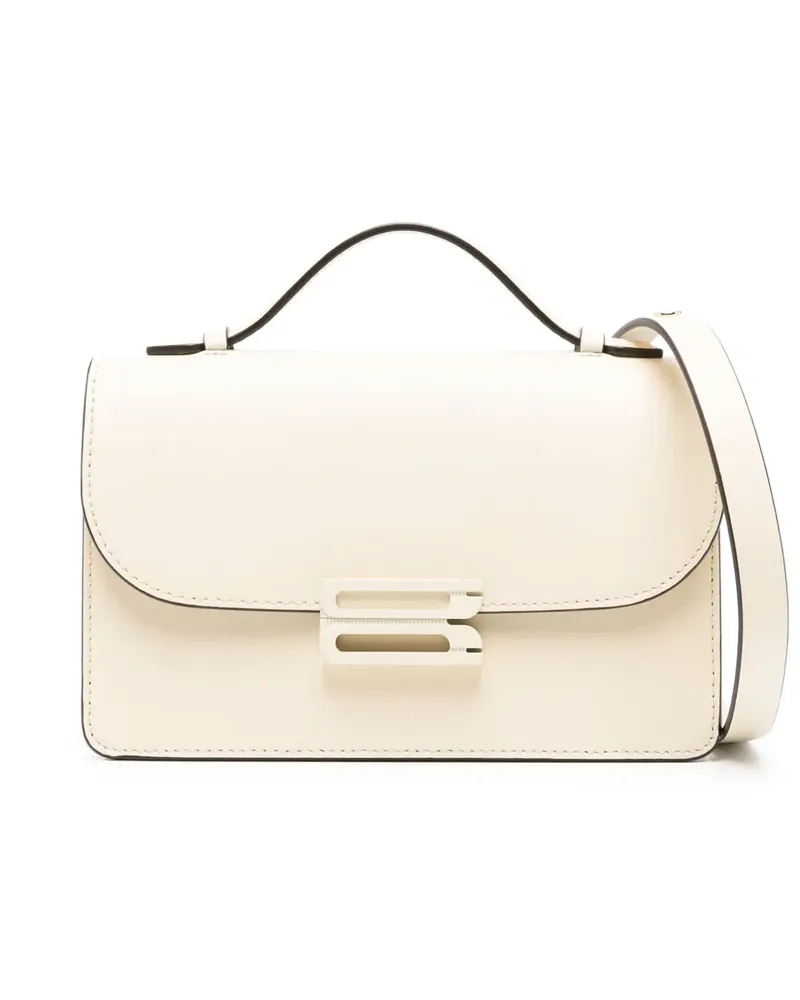 Victoria Beckham Dorian Mini-Schultertasche aus Leder - Weiß Weiß