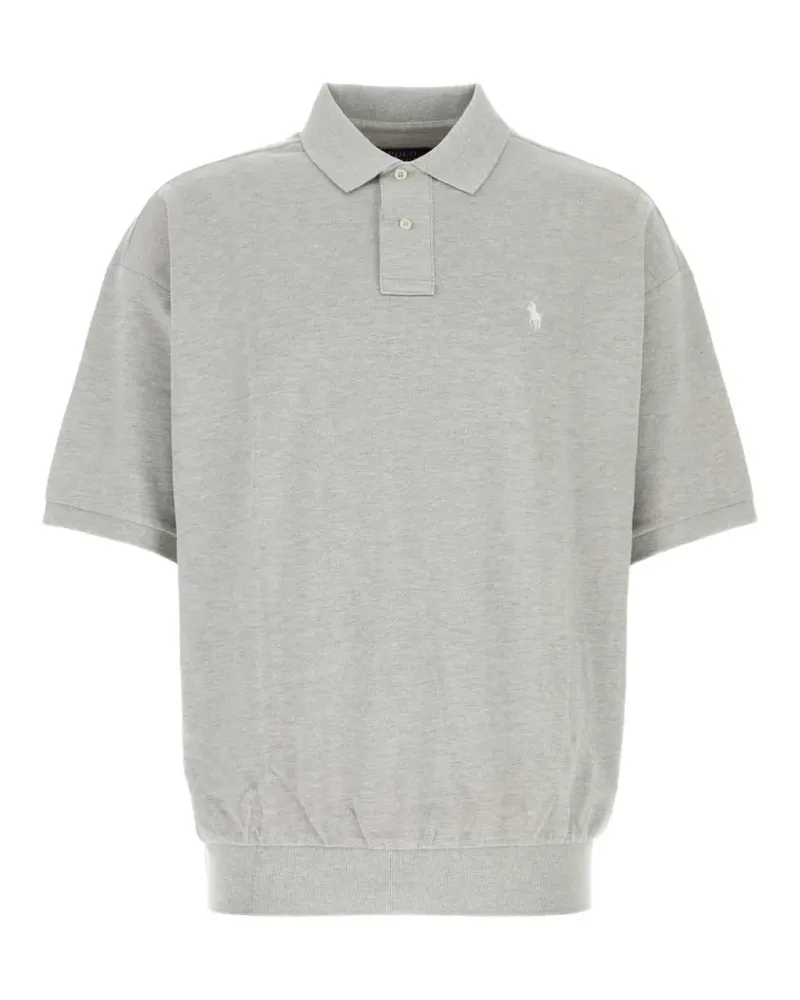 Ralph Lauren oversized piqué polo shirt - Grau Grau