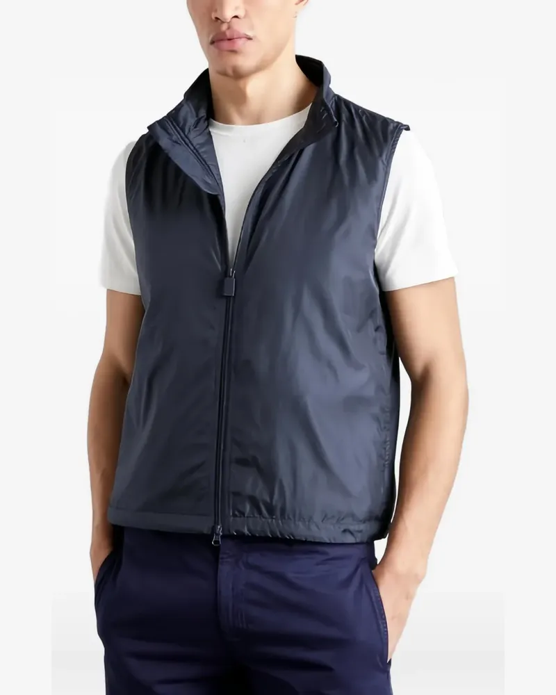 ASPESI zip vest - Blau Blau