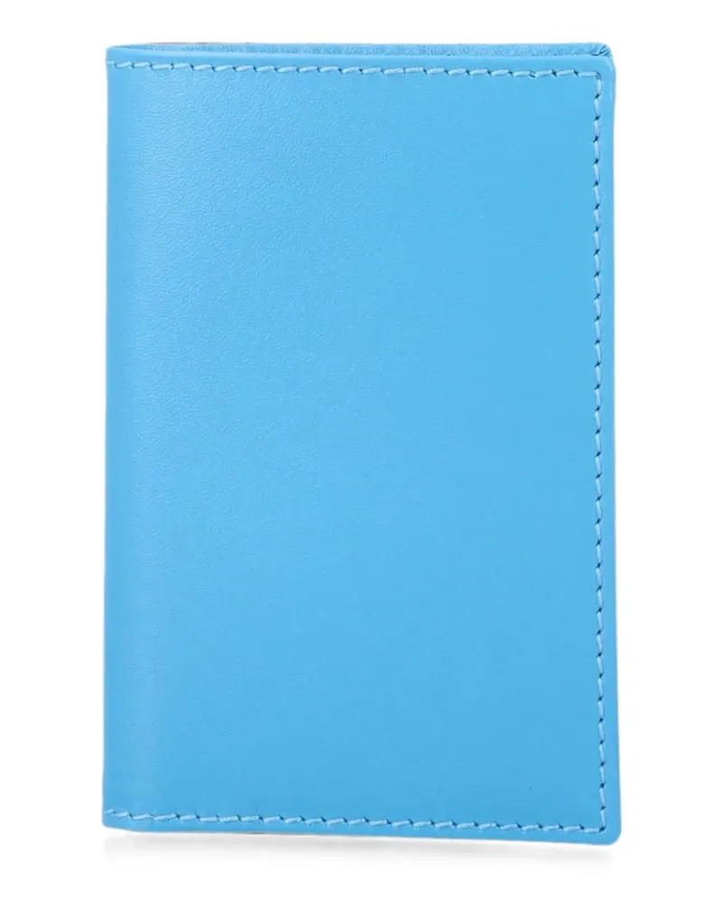 Comme des Garçons classic bi-fold leather wallet - Blau Blau