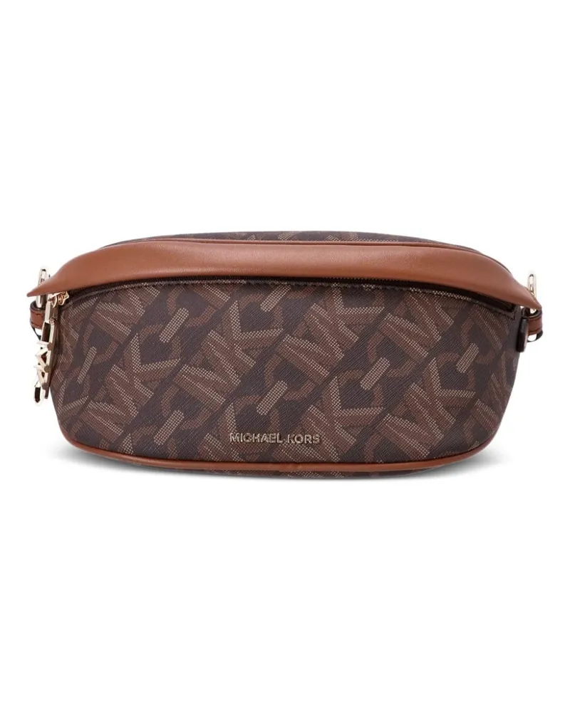 Michael Kors Slater Gürteltasche mit Logo-Print Braun