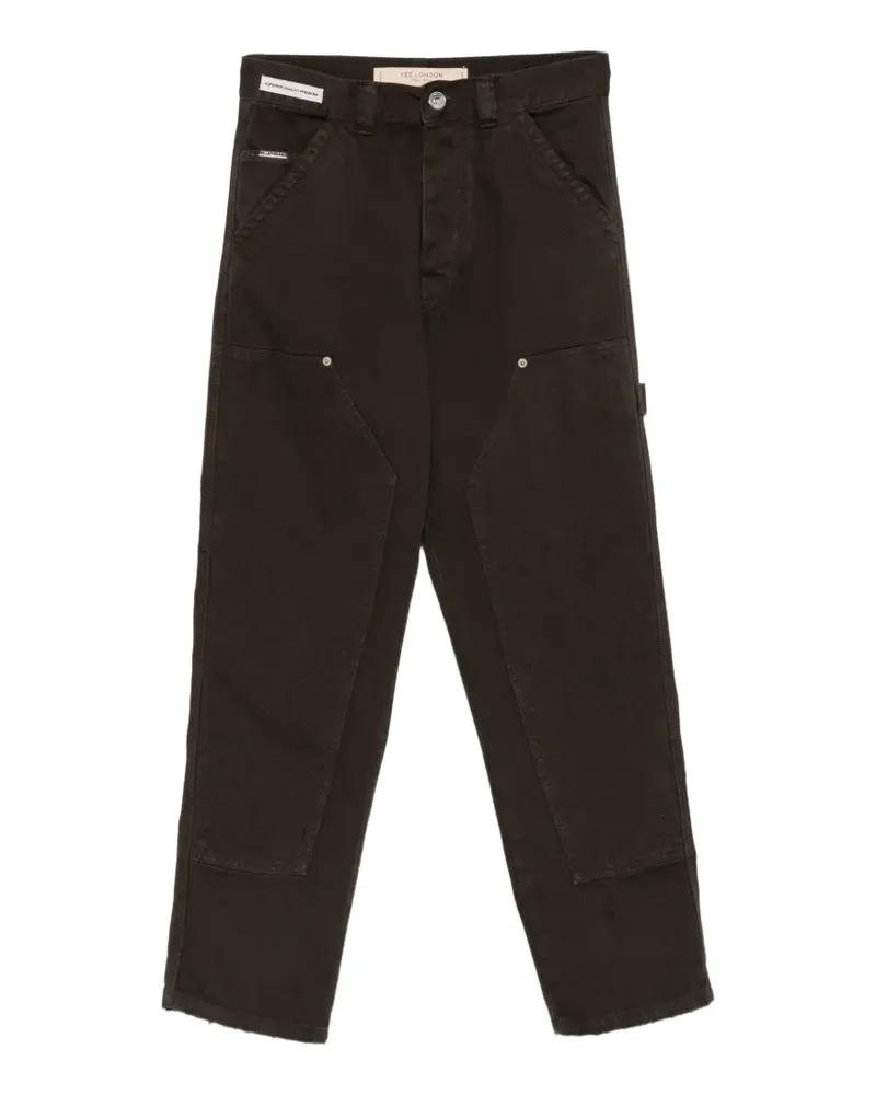Yes London panelled-design jeans - Braun Braun