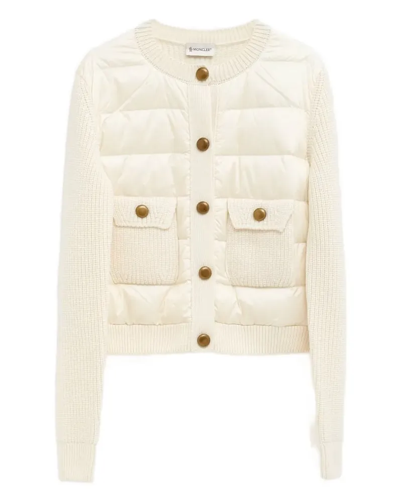 Moncler Gesteppter Cardigan - Weiß Weiß