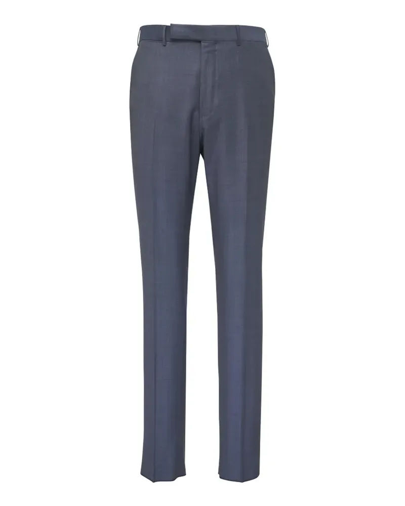Ermenegildo Zegna pressed-crease trousers - Blau Blau