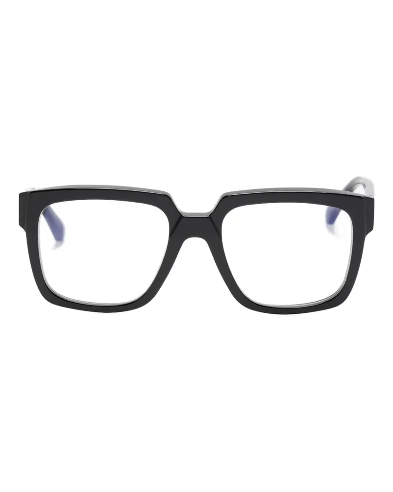 KUBORAUM Brille mit eckigem Gestell - Schwarz Schwarz