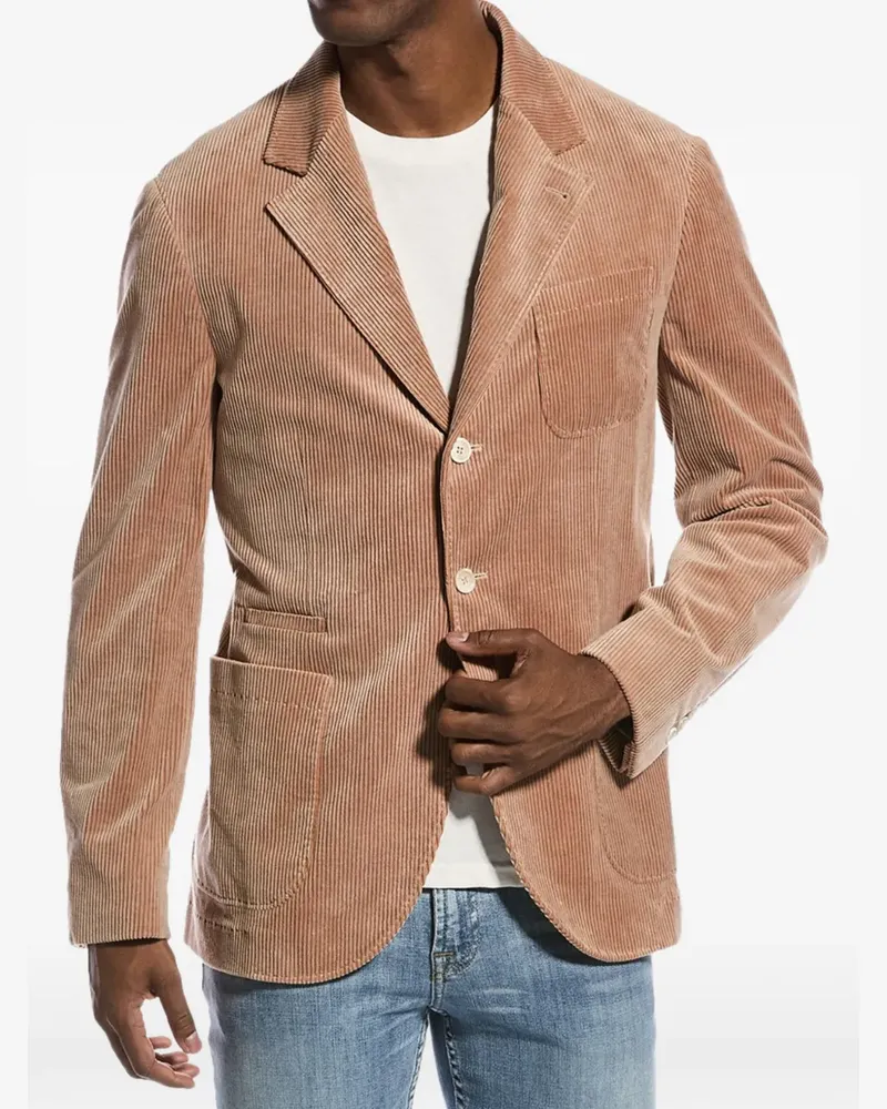 Brunello Cucinelli single breasted blazer - Nude Nude