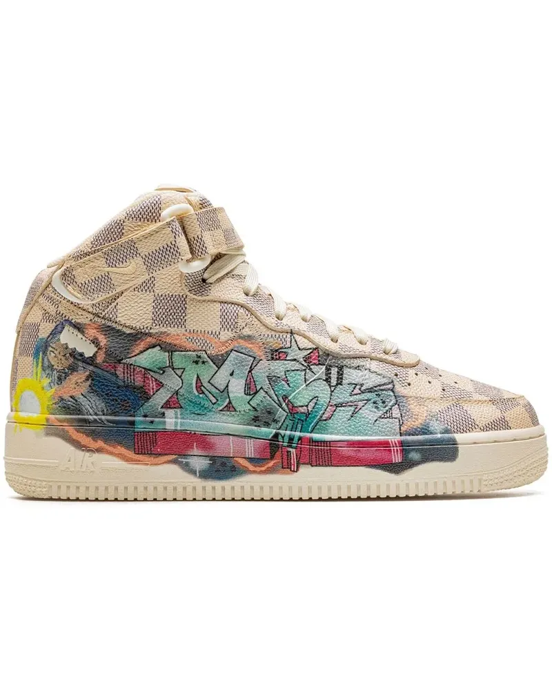 Nike x Louis Vuitton Air Force 1 Mid Sneakers - Nude Nude