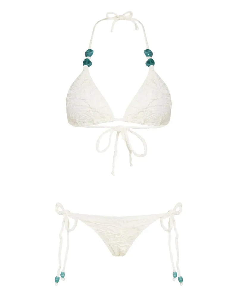 BRIGITTE Bikini mit Spitzendetail - Nude Nude