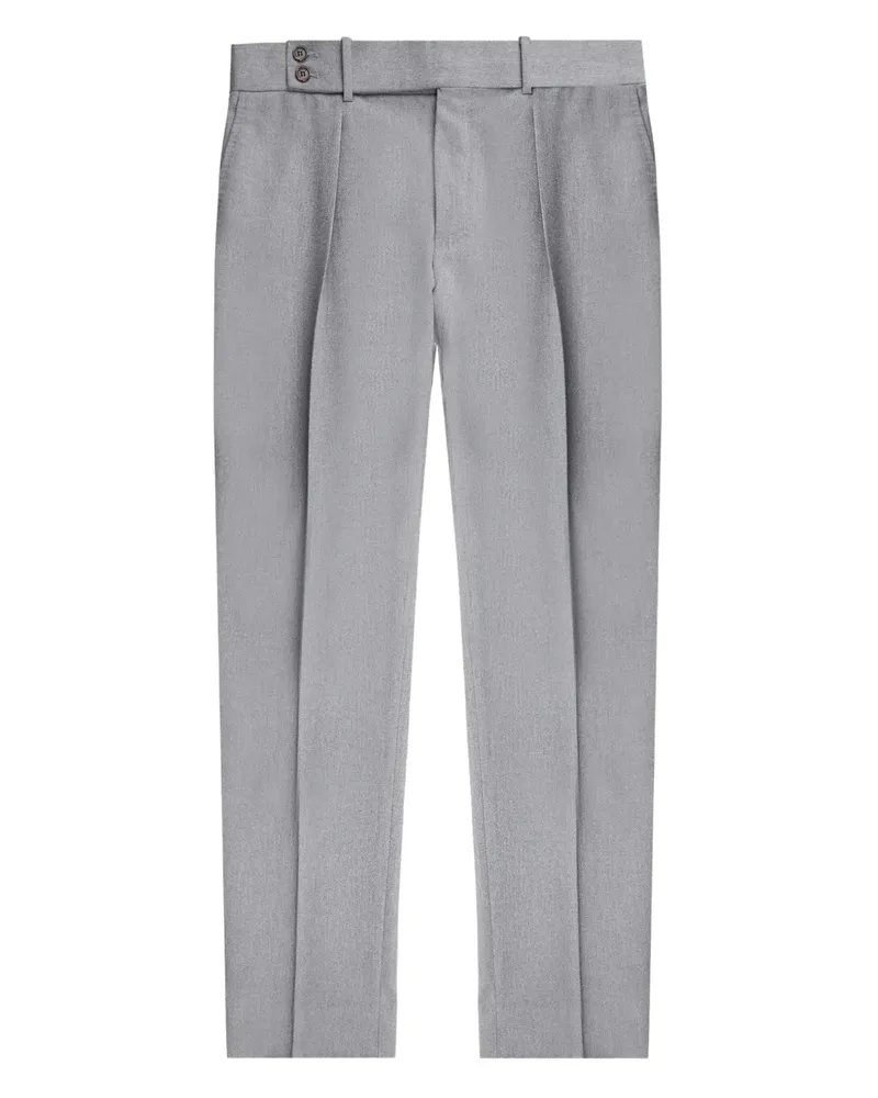 Incotex Plissierte Hose - Grau Grau
