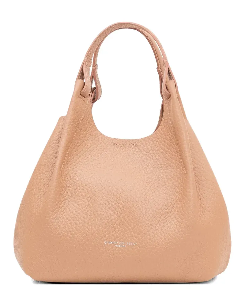 Gianni Chiarini Dua Tote Bag aus gekörntem Leder - Nude Nude