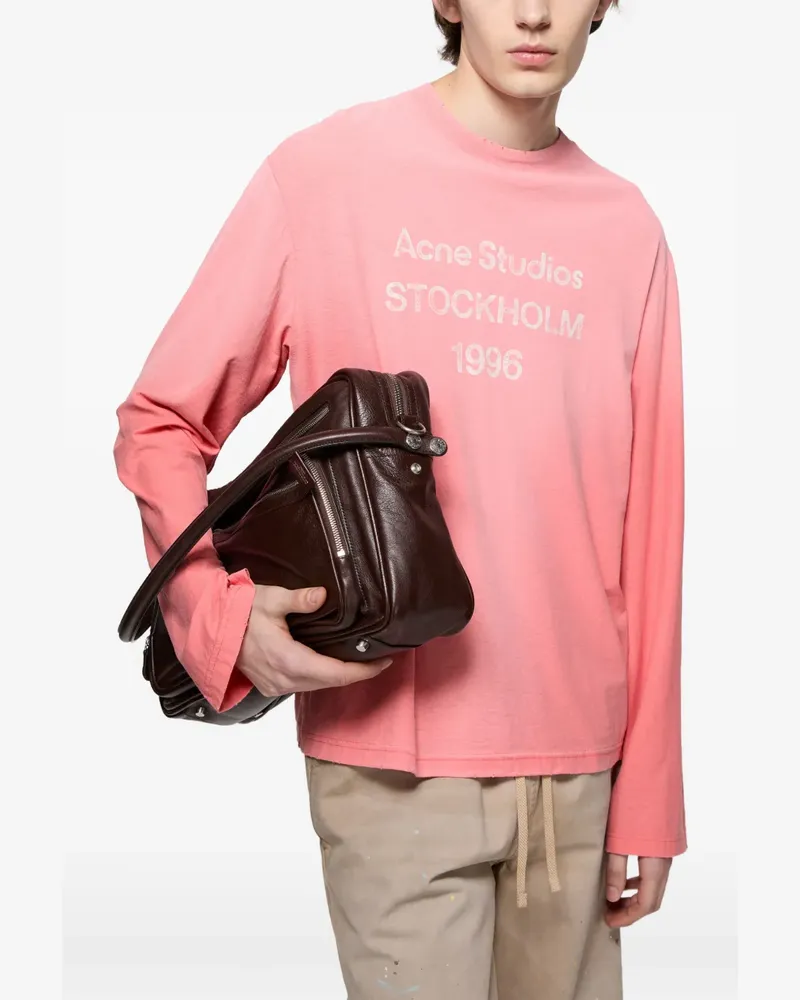 Acne Studios sprayed 1996 logo T-shirt - Rosa Rosa