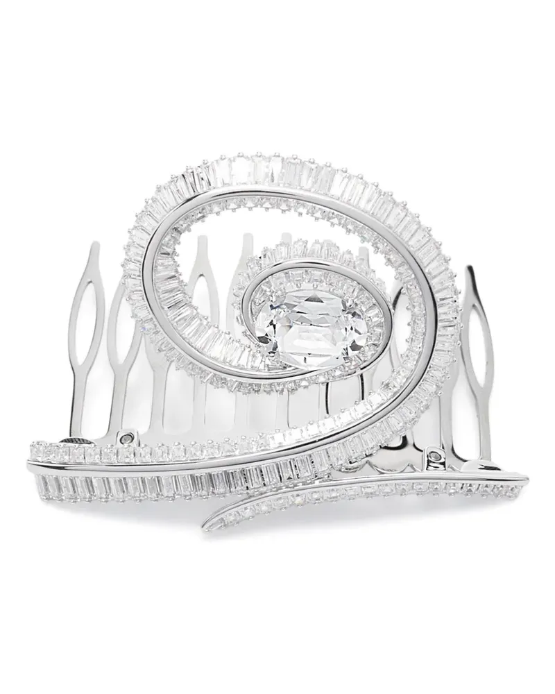 Swarovski Haarnadel mit Kristallen - Silber Silber