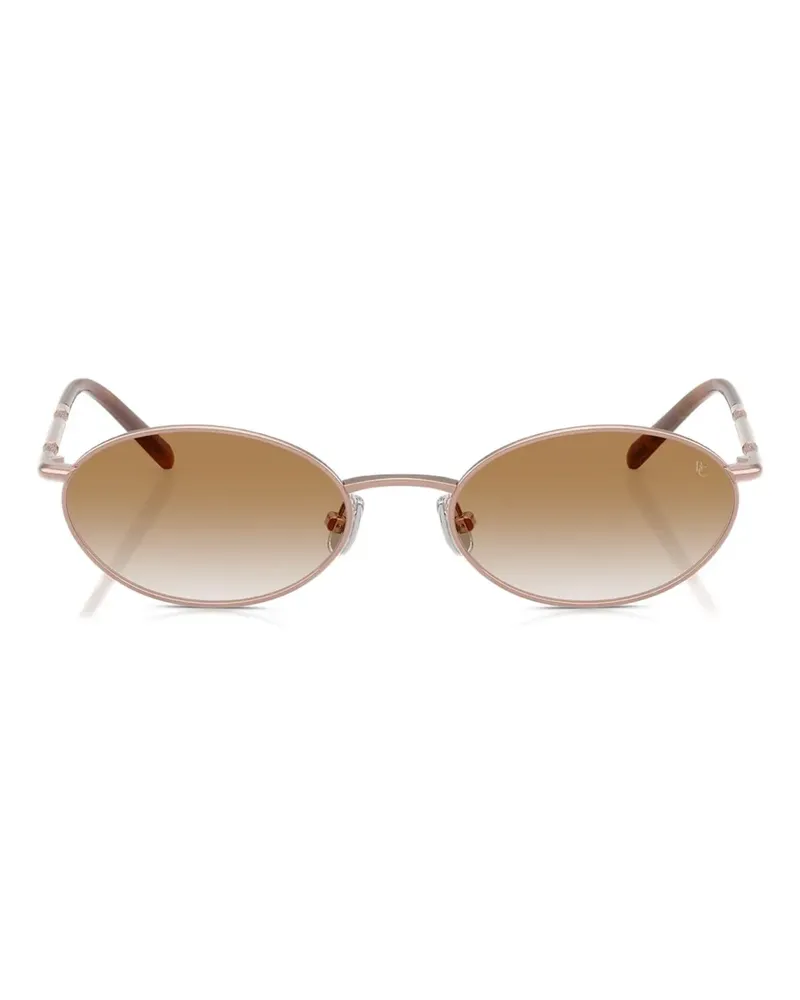 Brunello Cucinelli Sonnenbrille mit ovalem Titangestell - Rosa Rosa